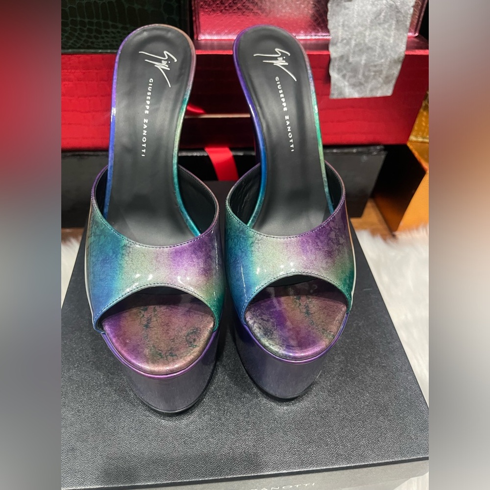 Purple galaxy giuseppe zanotti heels